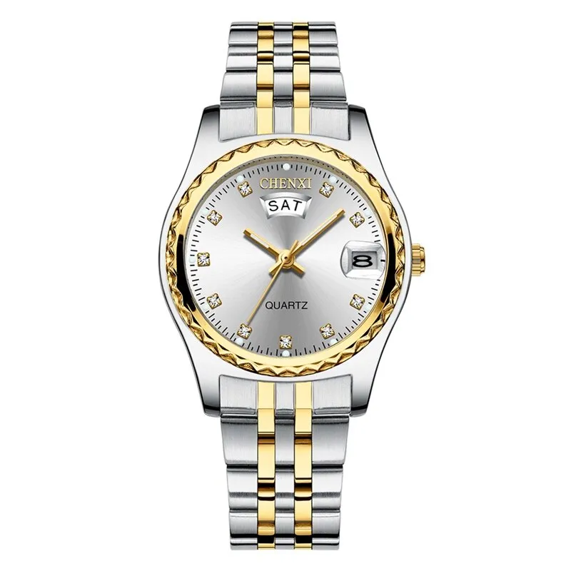 CHENXI Women Fashion Watches Ladies Gold Bracelet Wrist Watches Luxury Brand Gifts For Women Quartz Wristwatches Reloj Mujer
