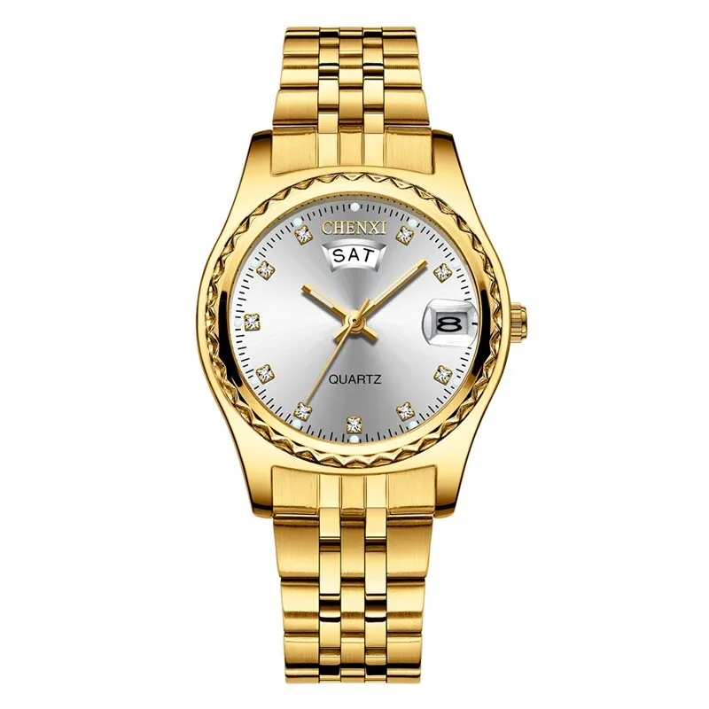 CHENXI Women Fashion Watches Ladies Gold Bracelet Wrist Watches Luxury Brand Gifts For Women Quartz Wristwatches Reloj Mujer