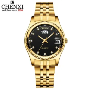 CHENXI Women Fashion Watches Ladies Gold Bracelet Wrist Watches Luxury Brand Gifts For Women Quartz Wristwatches Reloj Mujer