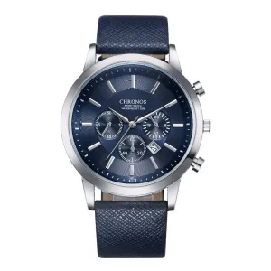 CHRONOS Watch Men Watch Auto Date Sport Mens Watches Top Brand Luxury Men's Watch Clock kol saati relogio masculino reloj hombre