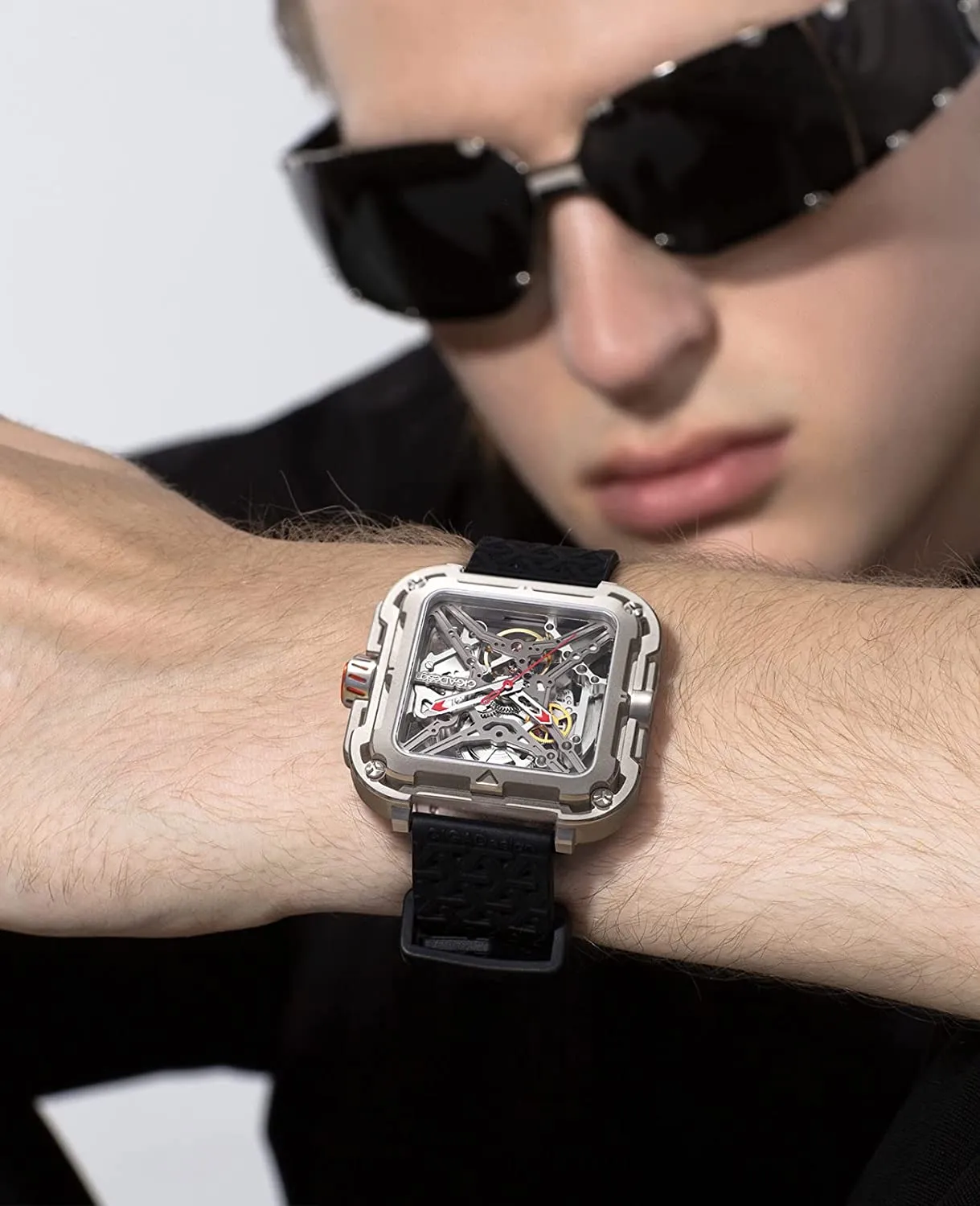 CIGA DESIGN Automatic Watch for Gents With Additional Strap - X011-SISI-W25BK