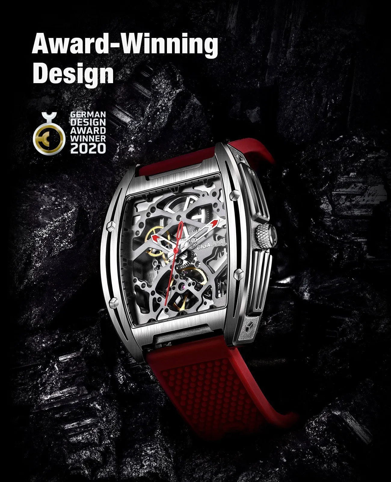 CIGA DESIGN Z Series Edge Automatic Watch for Gents - Z031-SISI-W15RE