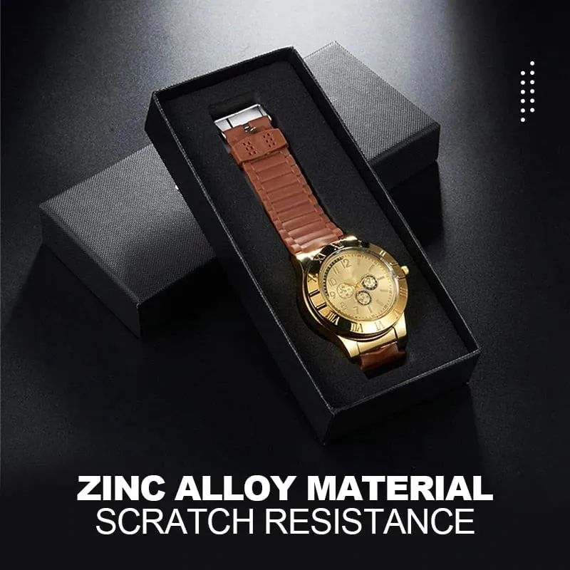 Cigarette Lighter Watches Unique Men's Lighter Watches Novelty Rechargeable USB Rechargeable Watches