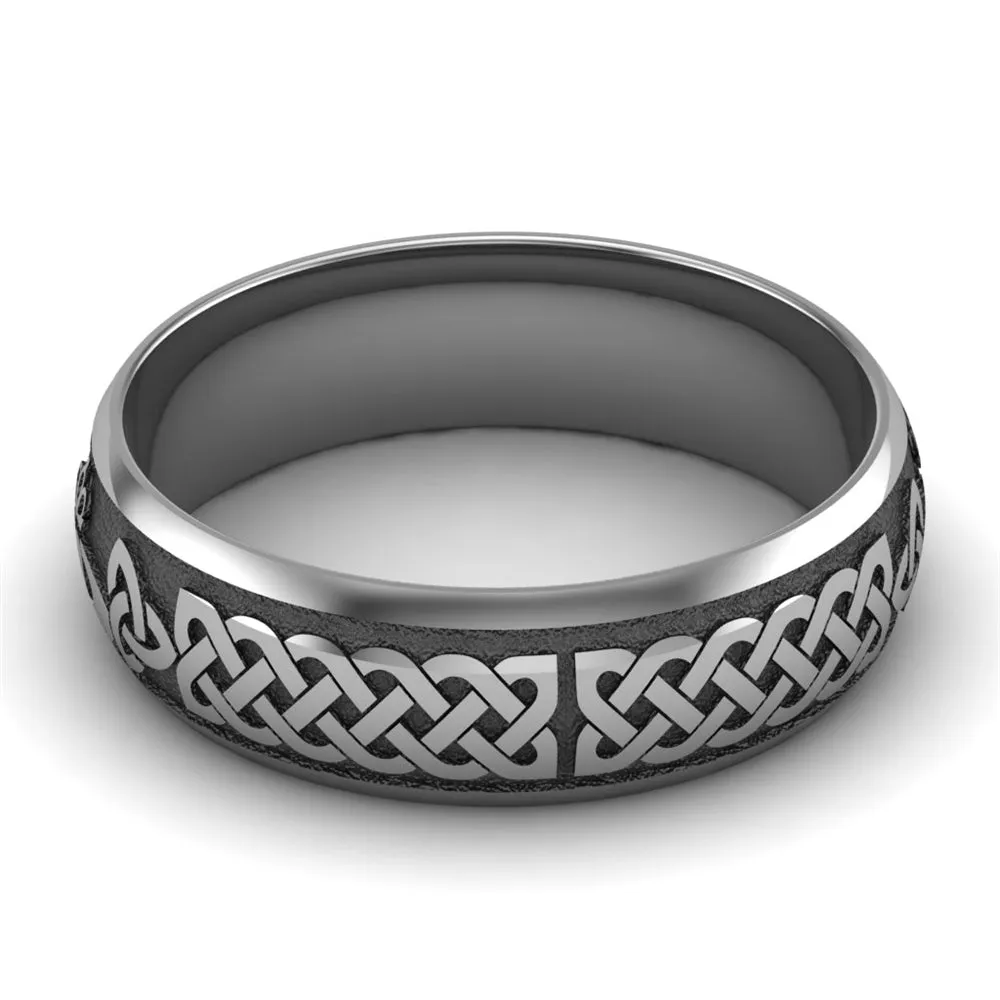 Claddagh Wedding Ring UCL1-TITAN6M - TITANIUM