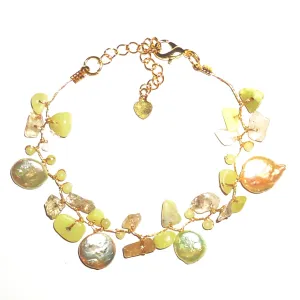 Coin Pearl Bracelet