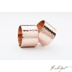 Copper Planished Napkin Ring