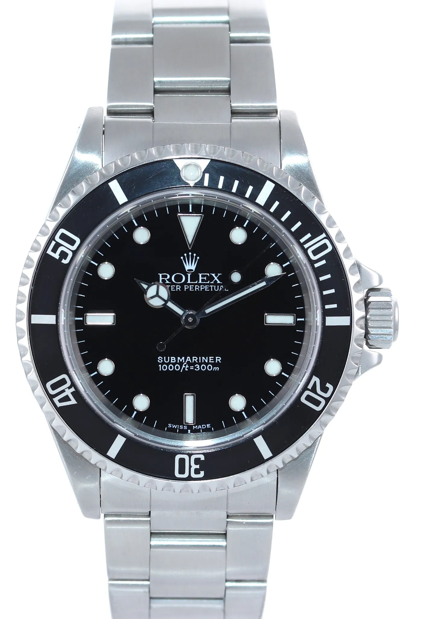Copy of 2002 Rolex Submariner No-Date 14060m Steel Black Dial Dive 40mm Watch Box