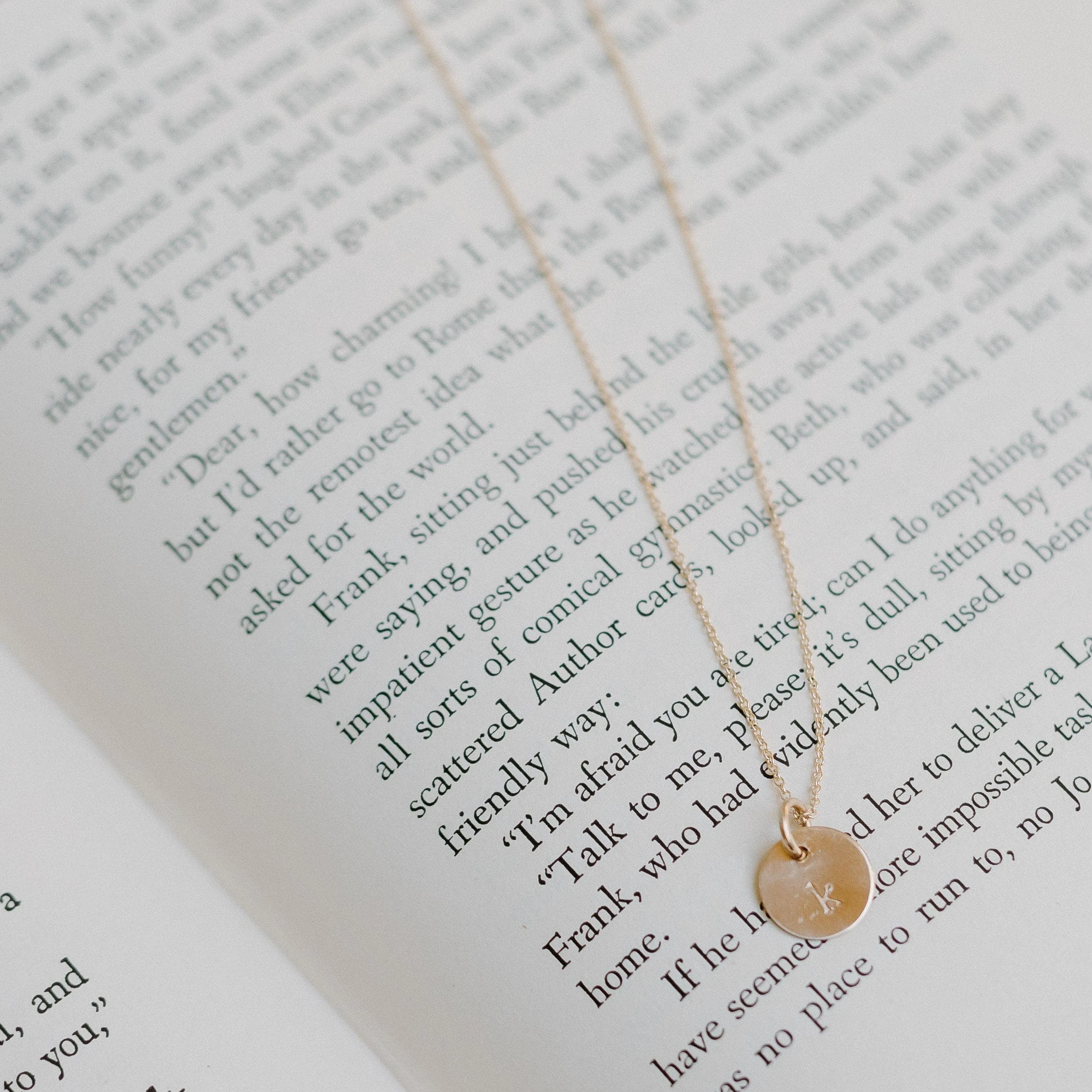 Cota Personalized Lowercase Necklace