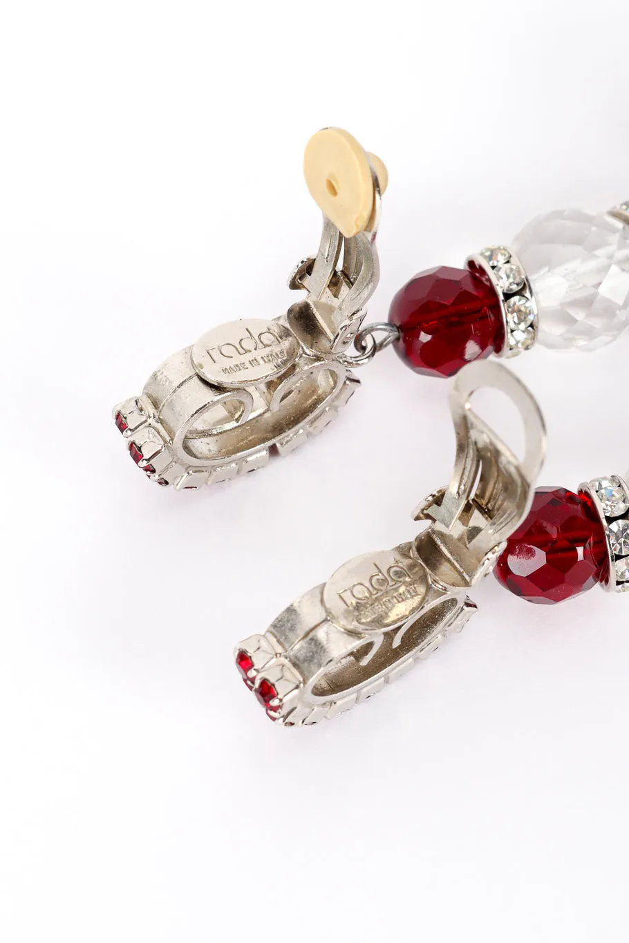 Crystal Bead Drop Earrings