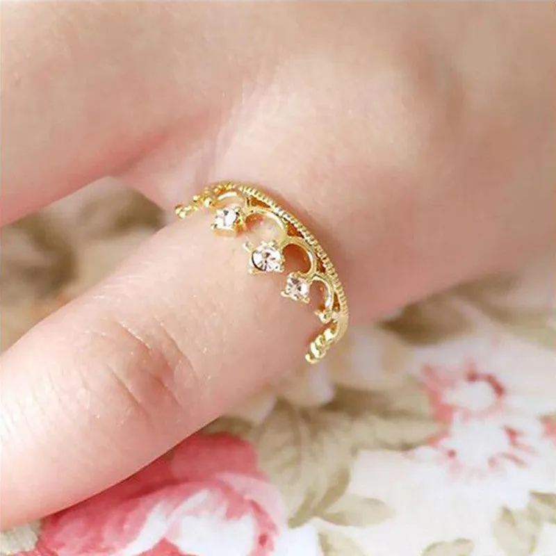 Crystal Crown Ring