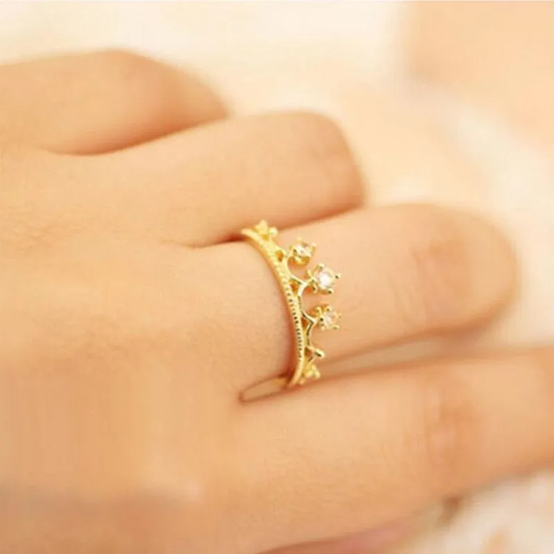 Crystal Crown Ring