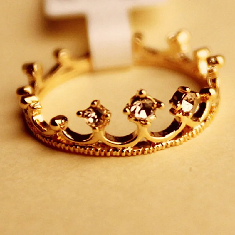 Crystal Crown Ring