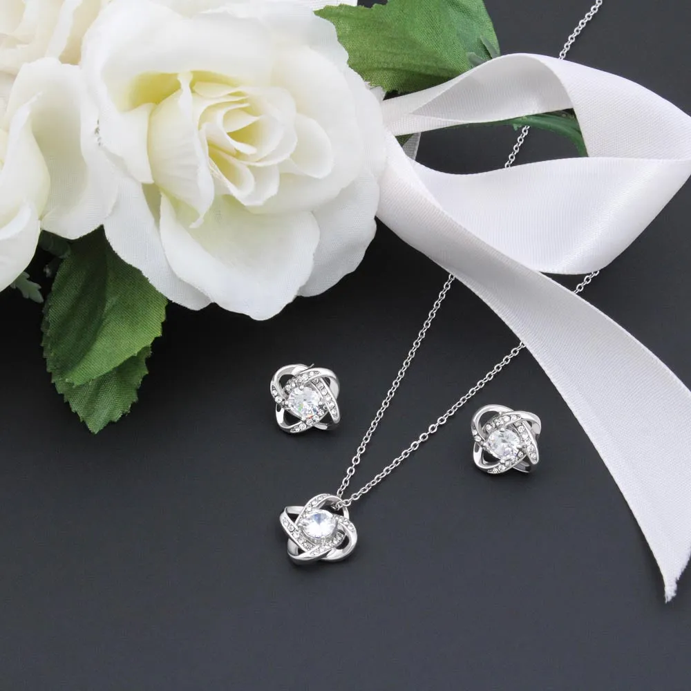 Custom You Are Mother In Law 14k White Gold Interlocking Heart Pendant Necklace Jewelry Gifts For Mom Wife Grandma Auntie Mother Day