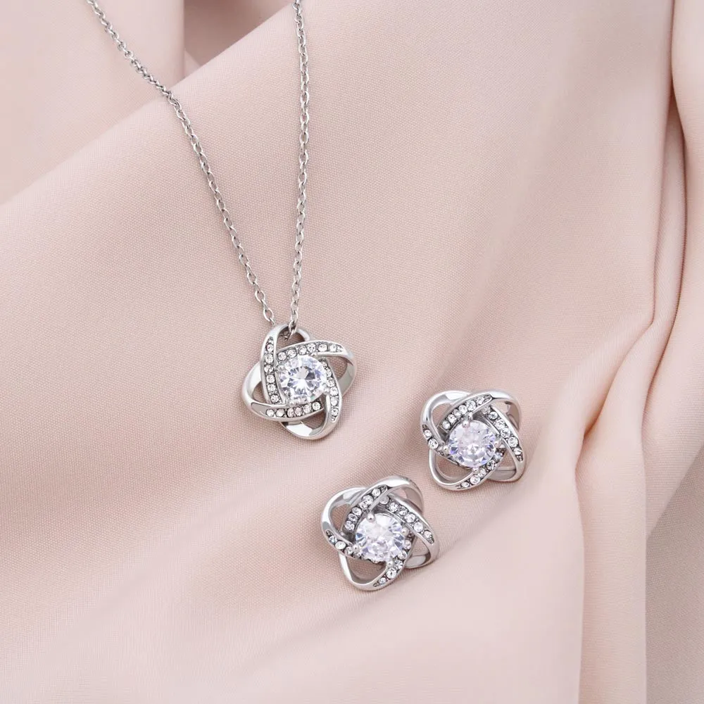 Custom You Are Mother In Law 14k White Gold Interlocking Heart Pendant Necklace Jewelry Gifts For Mom Wife Grandma Auntie Mother Day
