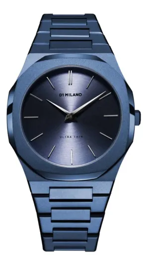 D1 Milano Blue Dial Analogue Watch For Gents - UTBJ21