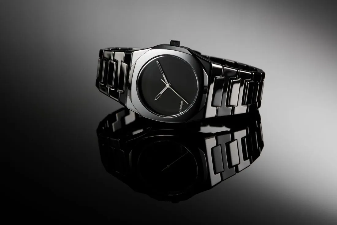 D1 Milano CERAMIC Black Dial Quartz Analog Watch For Men's -  CEBU01