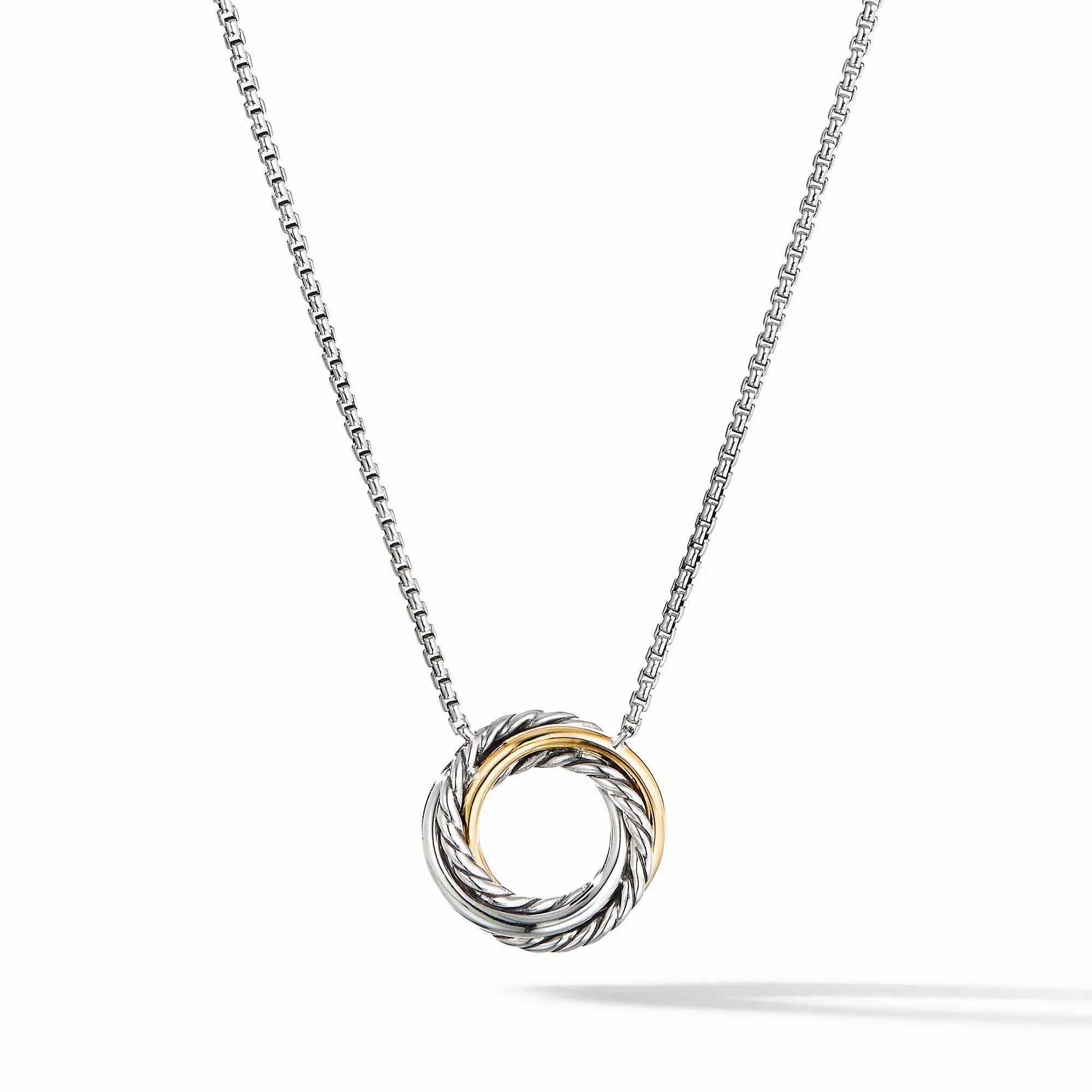 David Yurman The Crossover® Collection Necklaces & Pendant in Silver and 18-Karat Yellow Gold