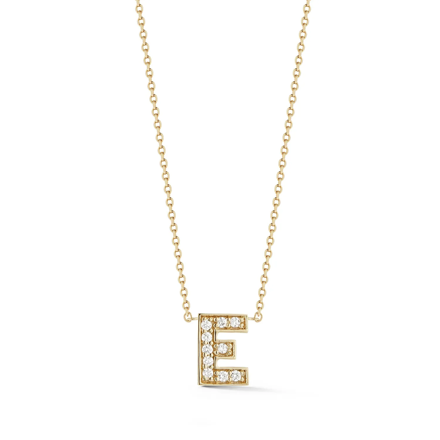 Diamond Initial Necklace