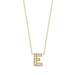 Diamond Initial Necklace