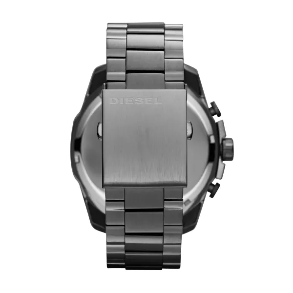 Diesel Black Stainless Steel Grey Dial Quartz Watch for Gents - DZ4282