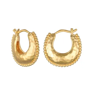 Dot Chubby Hoop Earring