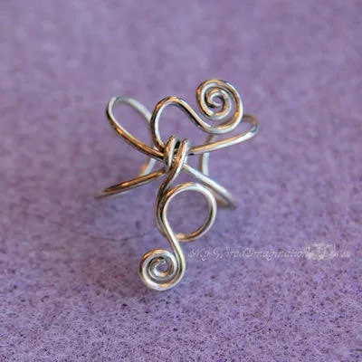 Ear Cuffs Earrings Tutorial, Wire Wrap Jewelry Tutorial