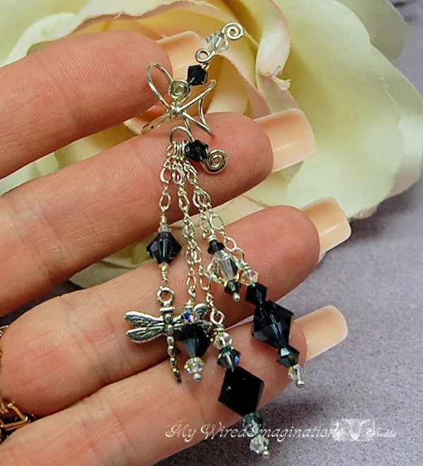 Ear Cuffs Earrings Tutorial, Wire Wrap Jewelry Tutorial