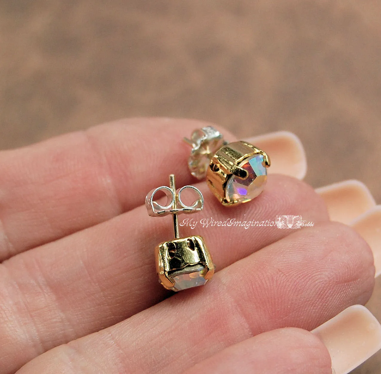 Easy Peasy Post-Stud Earrings, Wire Wrap Earring Tutorial