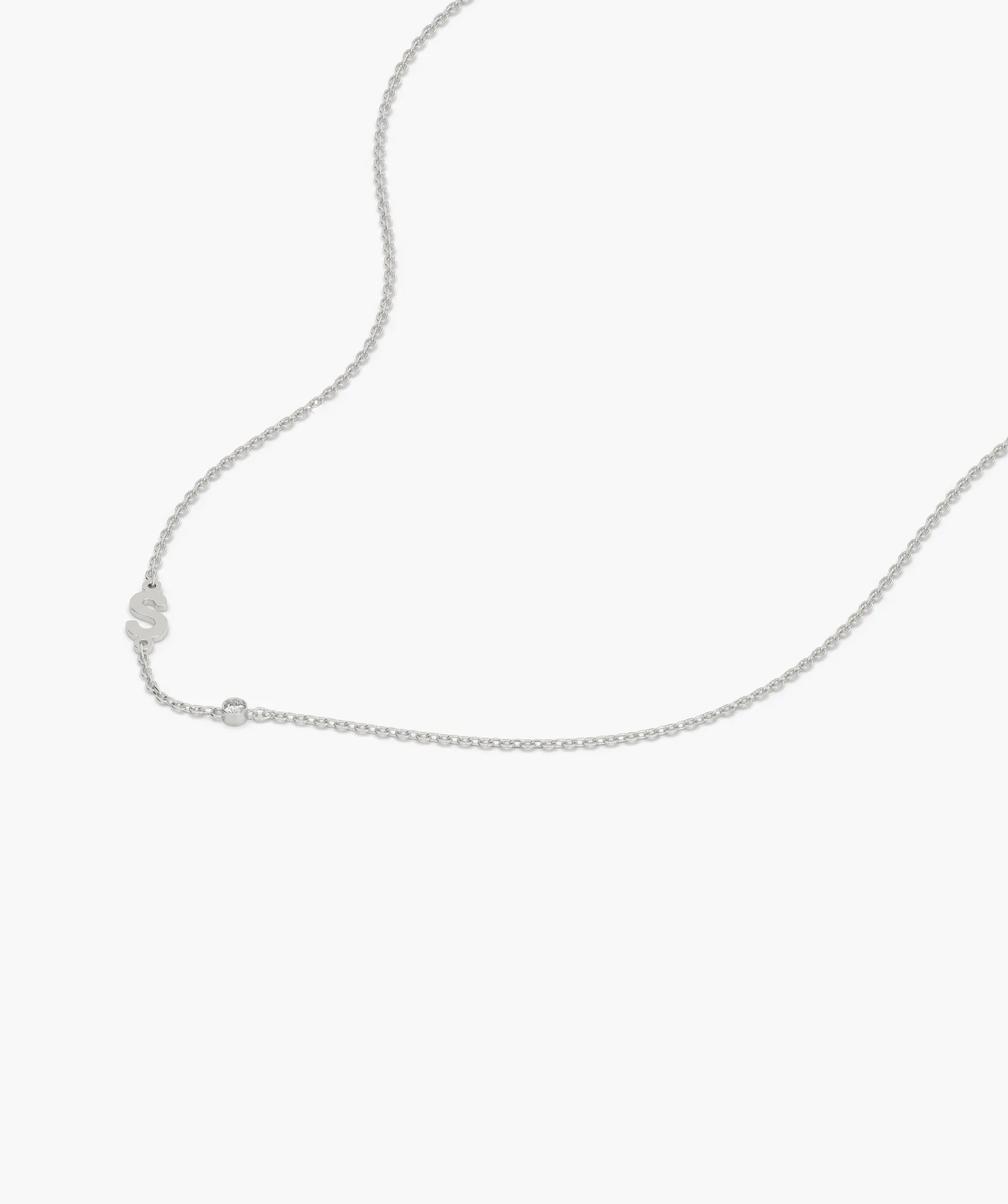 Elegant Signature 'S' Gold Necklace