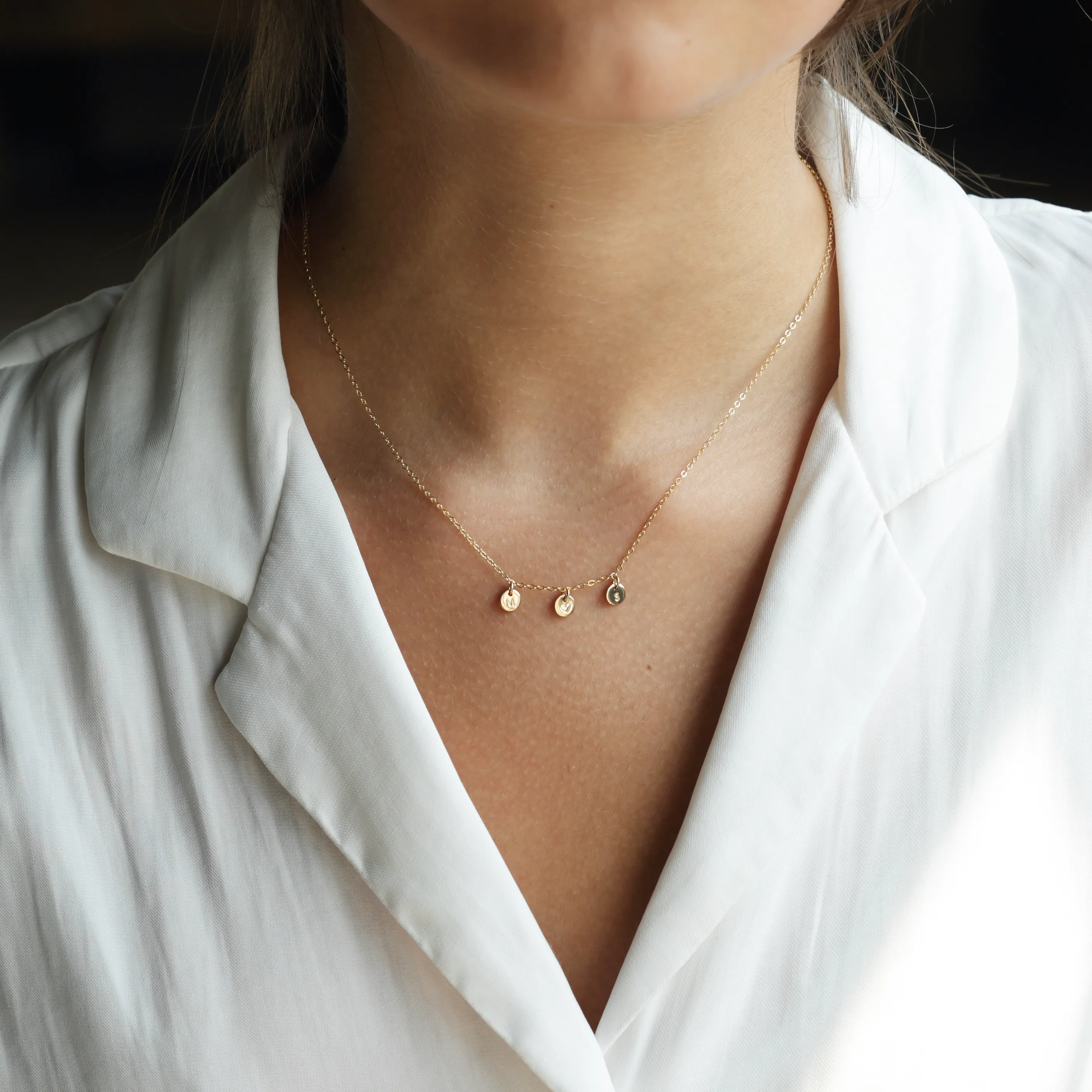 Elisa Disc Necklace