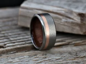 Ellipse (Koa , 14K Rose Gold)
