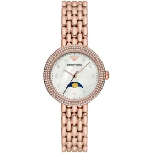 Emporio Armani Women’s Quartz Stainless Steel Mother of Pearl Dial Watch