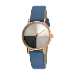 Esprit Ladies Stainless Steel Watch Multi Color Dial & Blue Strap
