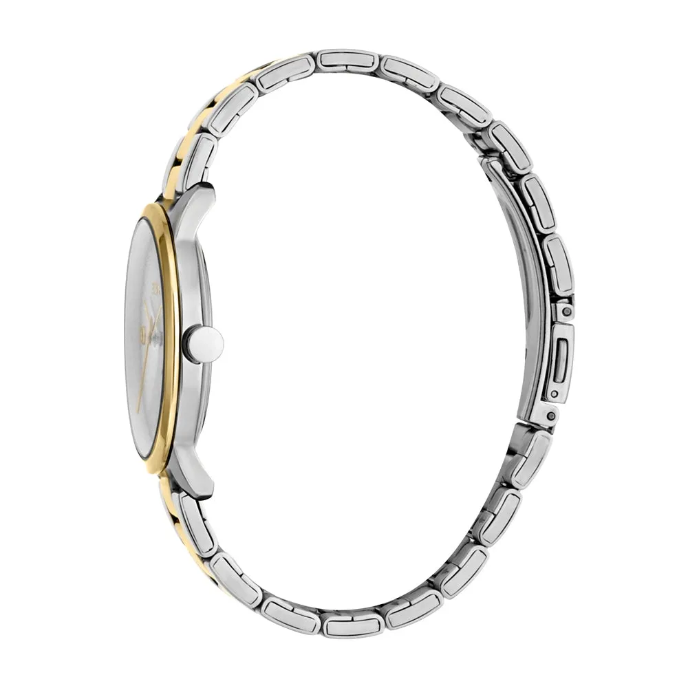 Esprit Ladies Two Tone with Silver Color Dial