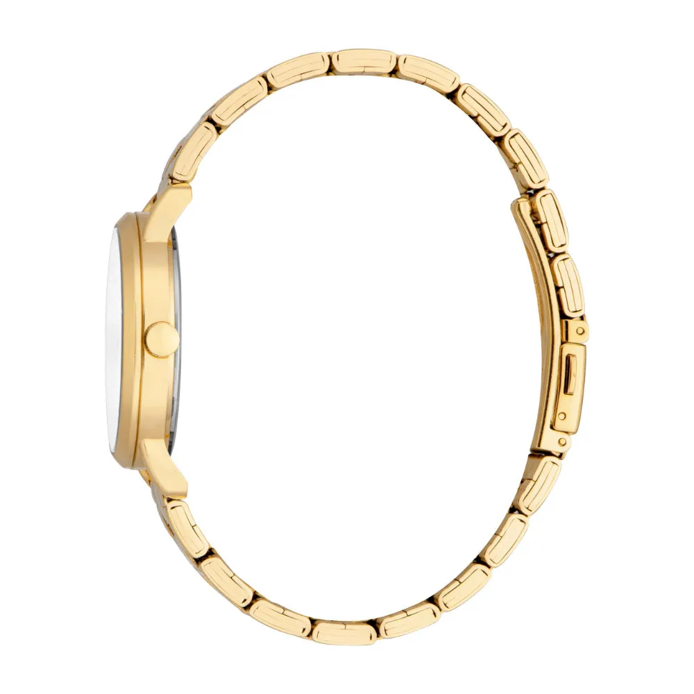 Esprit Tula II  Ladies  Silver Dial Gold Color  Watch