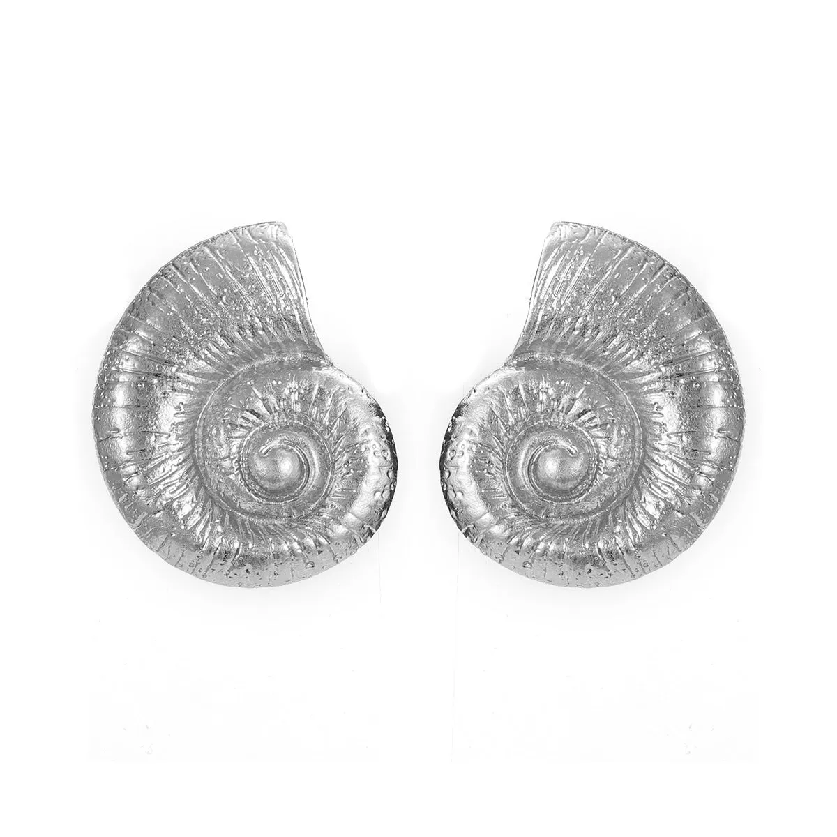 Fake Beach Style Conch Alloy Stud Earrings