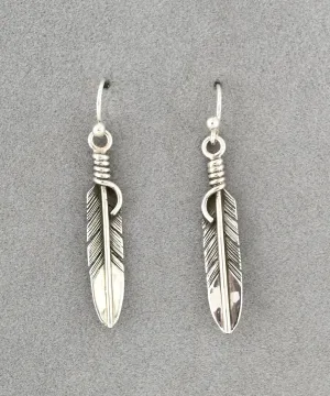 Feather Earrings by Raymond Coriz