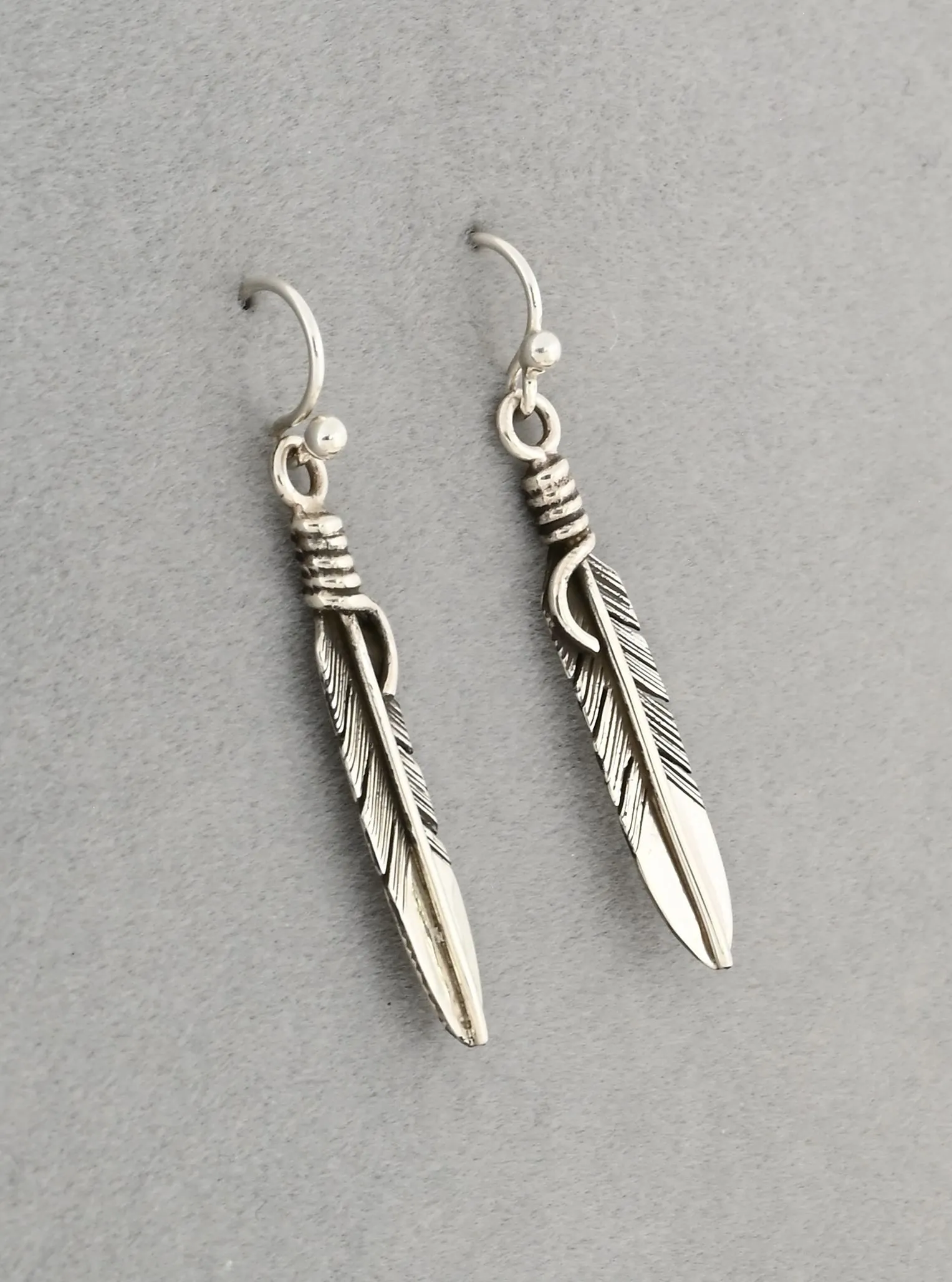 Feather Earrings by Raymond Coriz