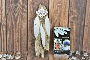 Feather Earrings (white)