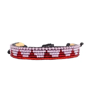 FINAL SALE: Piramidi Bracelet - Purple/Burgundy