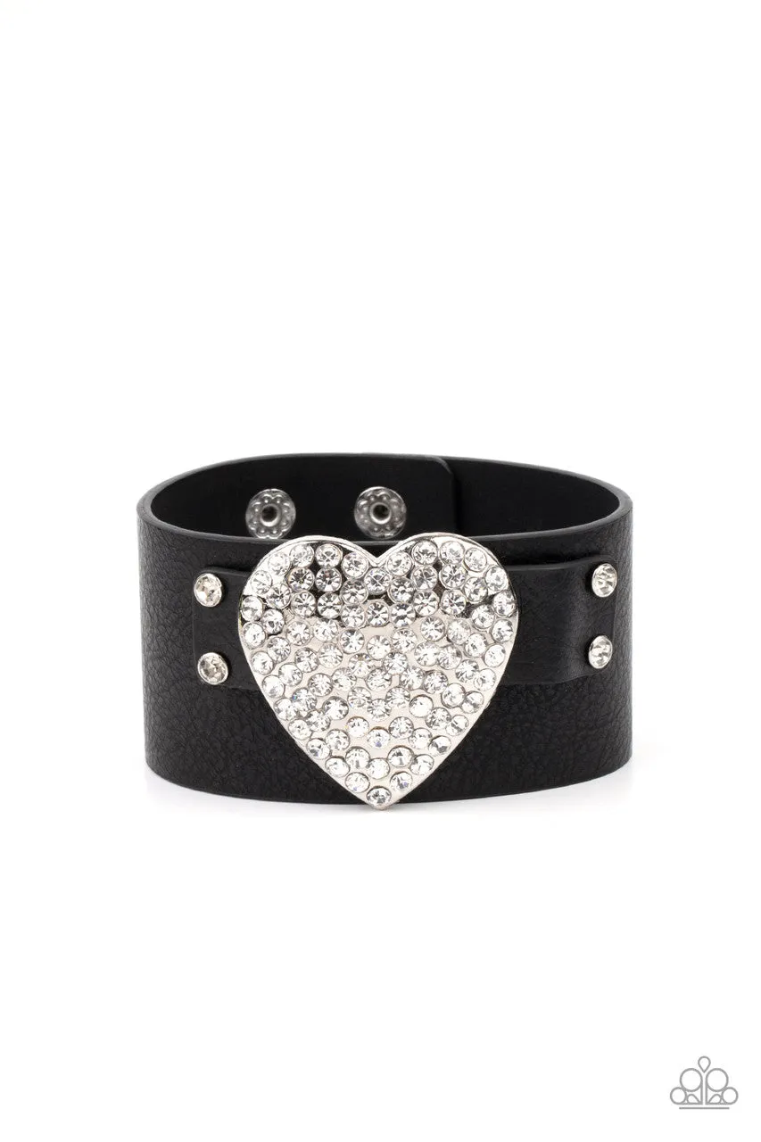 Flauntable Flirt Black Urban Paparazzi Bracelet