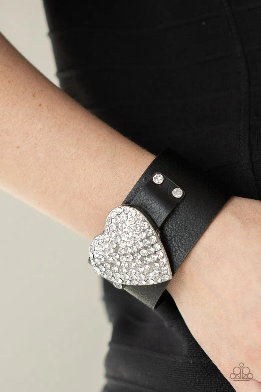 Flauntable Flirt Black Urban Paparazzi Bracelet