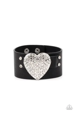 Flauntable Flirt Black Urban Paparazzi Bracelet