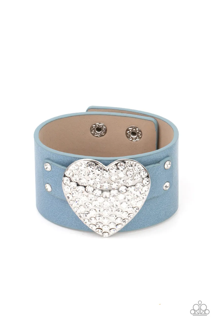 Flauntable Flirt Blue Paparazzi Bracelet