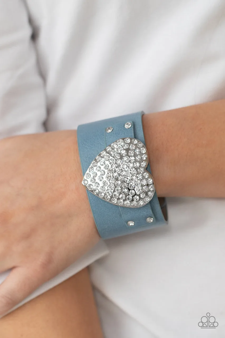 Flauntable Flirt Blue Paparazzi Bracelet