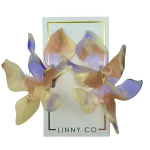 Flora- Lavender Honey Earrings