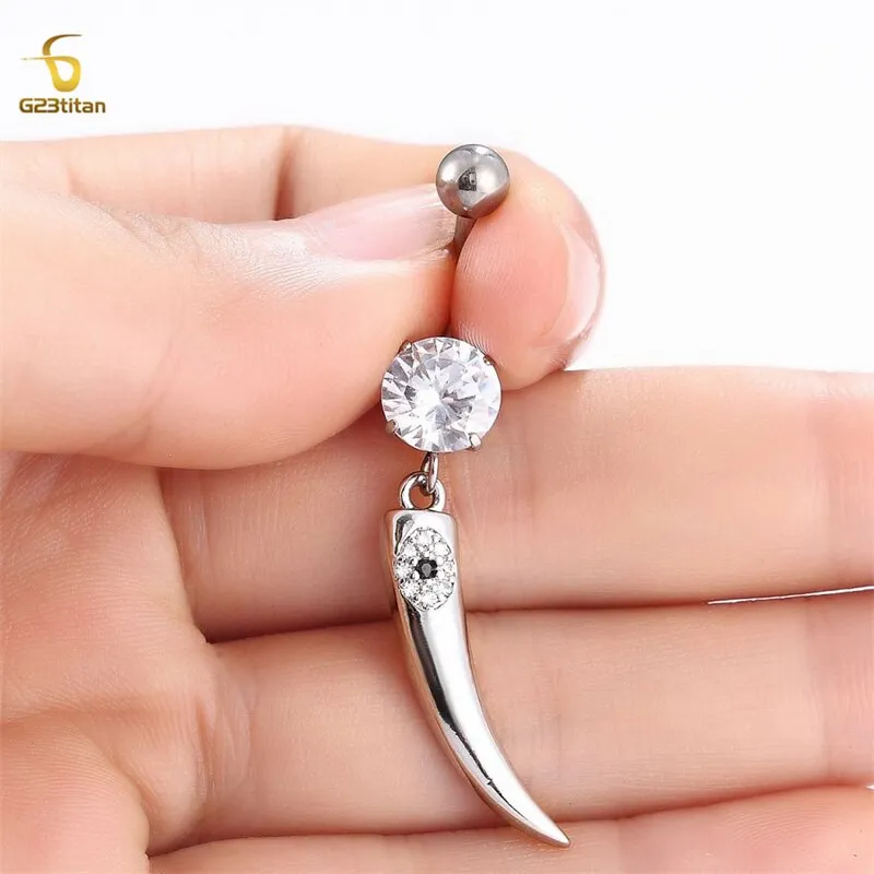 Flower Butterfly Pendant Navel Body PiecingJewelry
