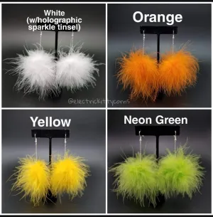 Fluff Puff Kittycorn Earrings