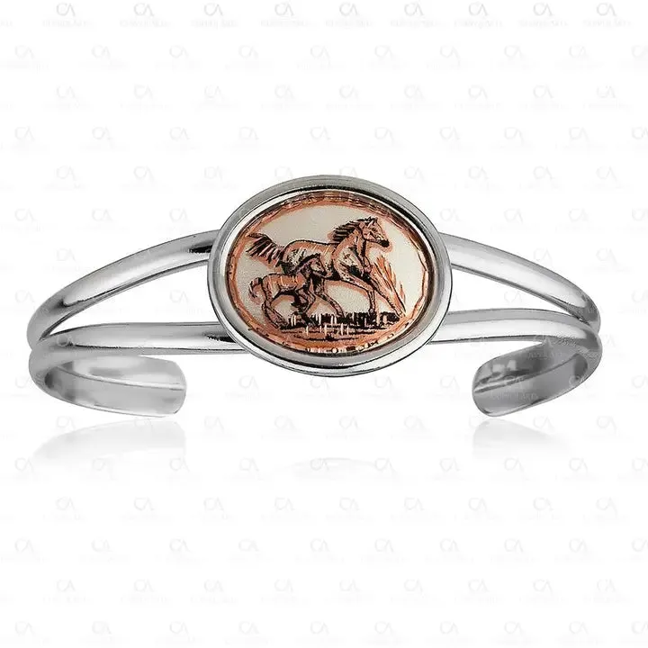 Foal & Horse Wire Bracelet OWS-57