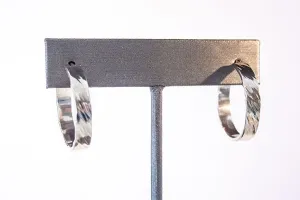 Forge & Fountain: Earrings-Hammered Hoop